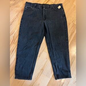 Carhartt jeans in black/ men's size 44x30- good used condition